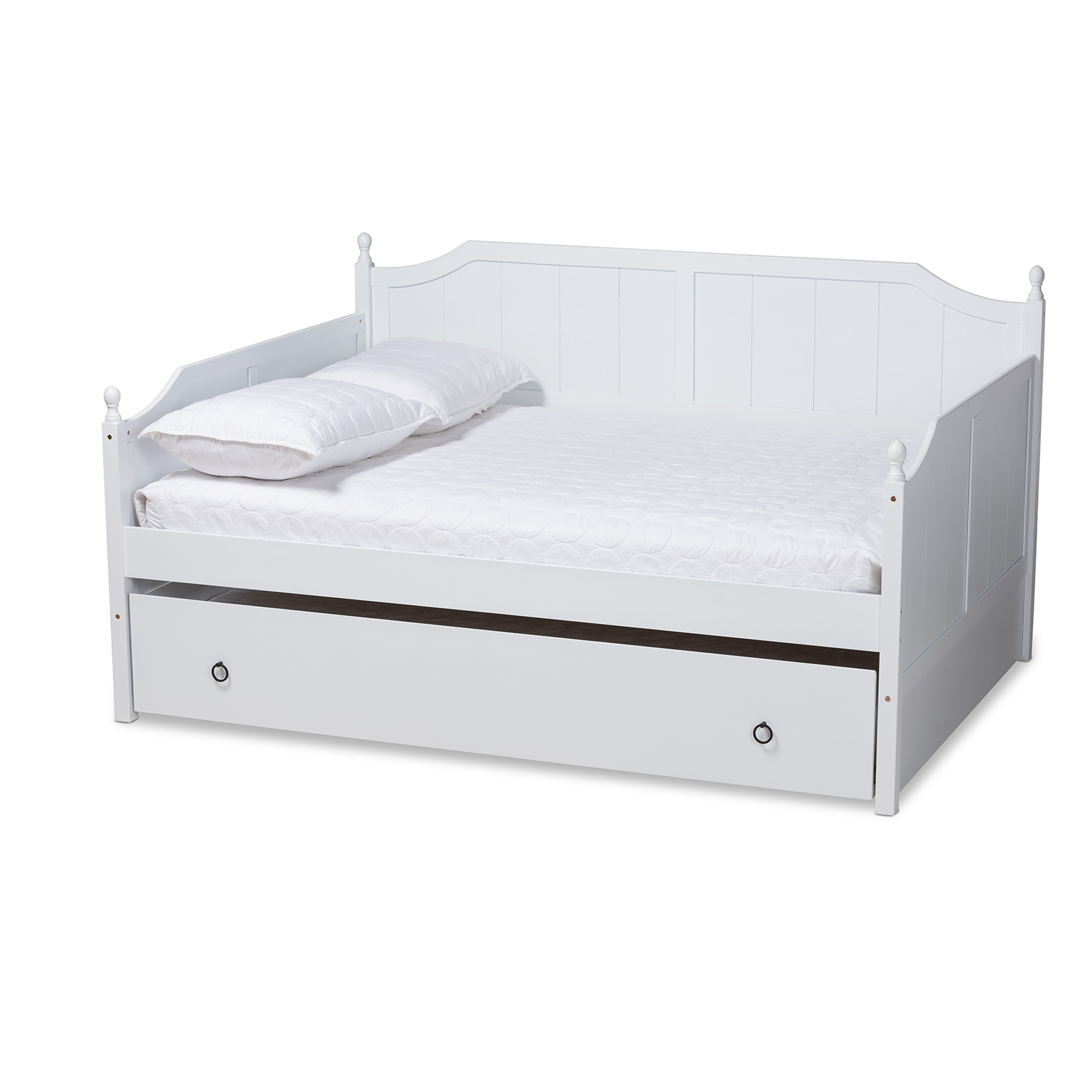 Baxton studio queen daybed store with trundle